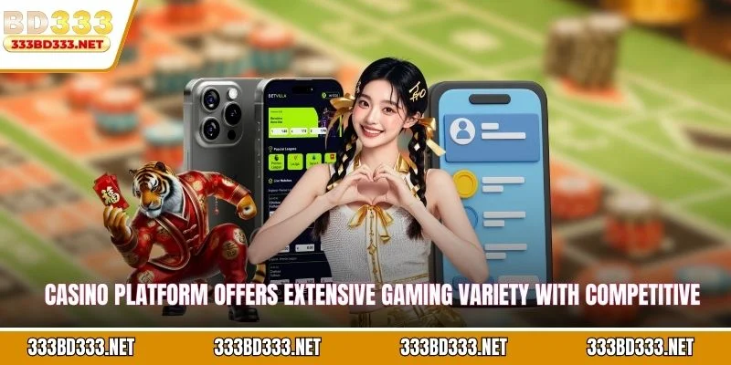 Casino platform offers extensive gaming variety with competitive advantages