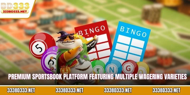Premium sportsbook platform featuring multiple wagering varieties