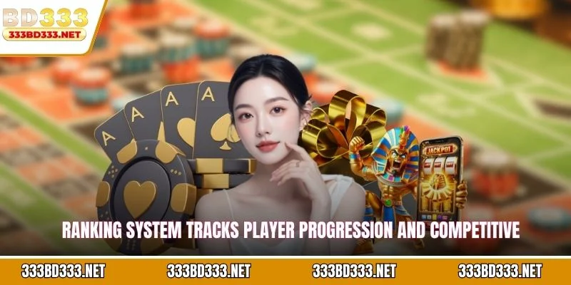 Ranking system tracks player progression and competitive achievement