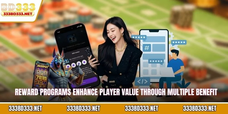 Reward programs enhance player value through multiple benefit categories