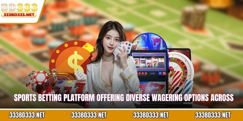 Sports betting platform offering diverse wagering options across major events