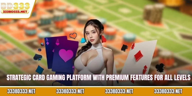 Strategic card gaming platform with premium features for all levels