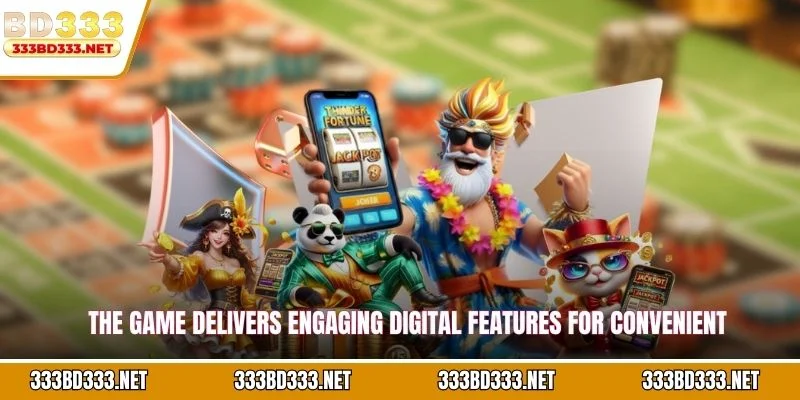 The game delivers engaging digital features for convenient card gaming