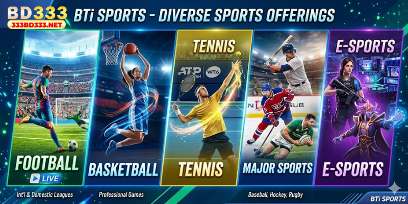 Sports Covered on the Platform