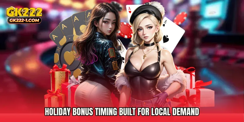 Holiday bonus timing built for local demand