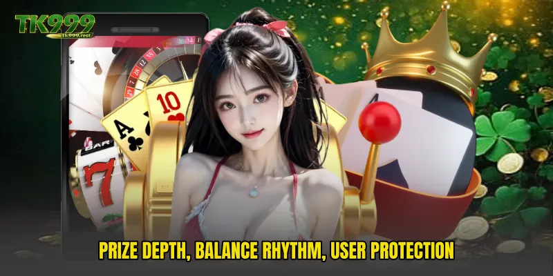 Prize depth, balance rhythm, user protection