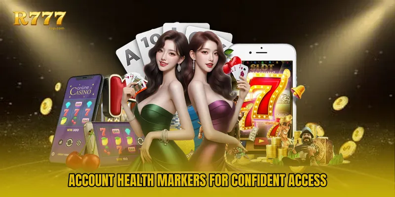 Account health markers for confident access