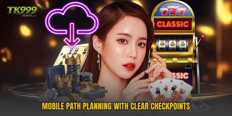 Mobile Path Planning With Clear Checkpoints